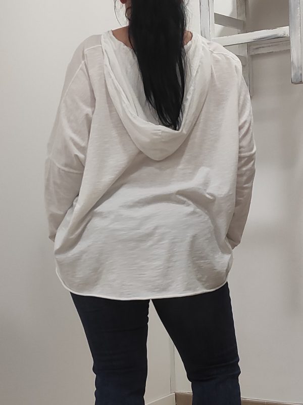 Blusa Julia Gris Blanca - Imagen 6