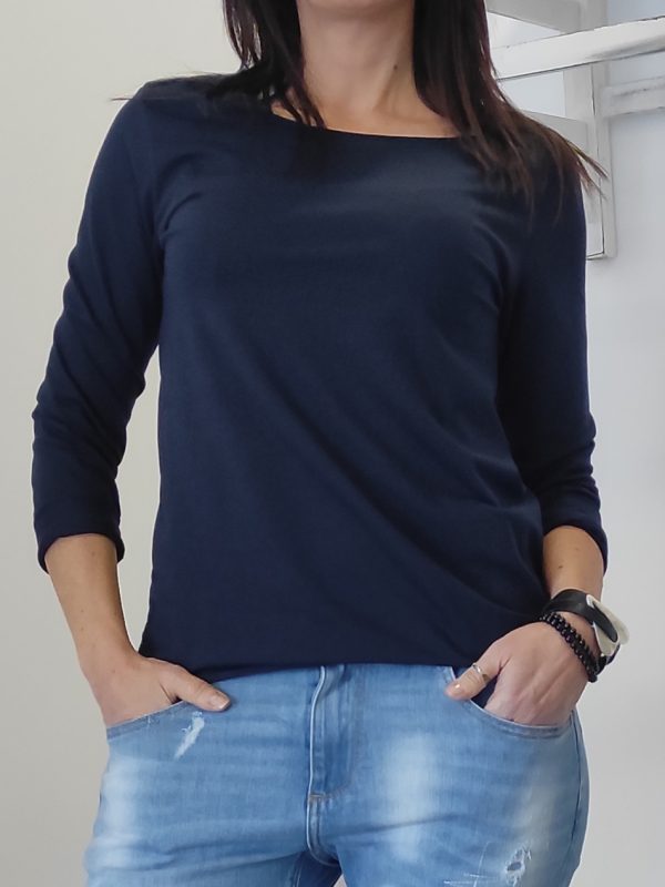 Camiseta Leyla Azul Marino